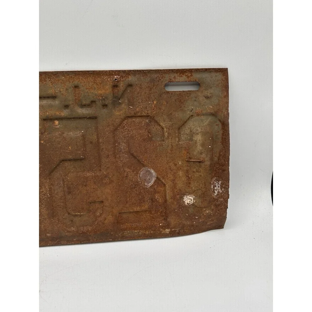 Vintage 1930 NJ License Plate‎ Automobile License Plate # C25432
